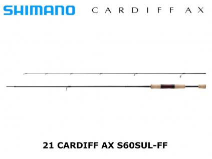 Přívlačový prut Shimano Cardiff AX Spinning 1,83m 6'0" 0,5-4,5g 2pc