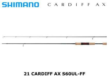 Přívlačový prut Shimano Cardiff AX Spinning 1,83m 6'0" 0,7-6g 2pc