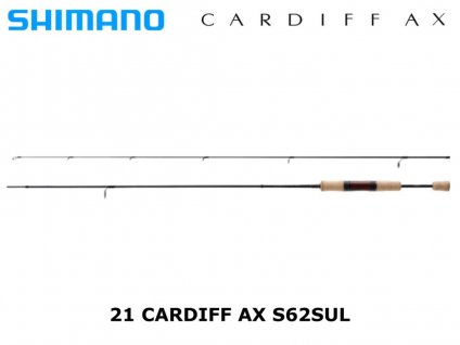 Přívlačový prut Shimano Cardiff AX Spinning 1,88m 6'2" 0,5-4,5g 2pc