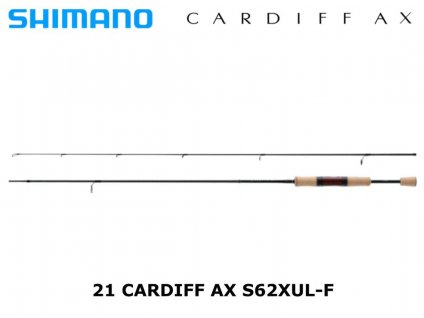 Přívlačový prut Shimano Cardiff AX Spinning 1,88m 6'2" 0,4-3,5g 2pc