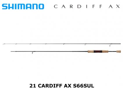 Přívlačový prut Shimano Cardiff AX Spinning 1,98m 6'6" 0,4-4,5g 2pc