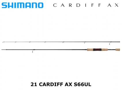 Přívlačový prut Shimano Cardiff AX Spinning 1,98m 6'6" 0,7-6g 2pc
