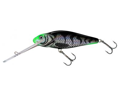 Wobler Salmo Perch Super Deep Runner 14cm Holo Dark Green Head