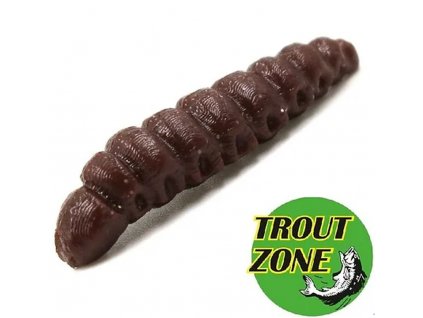 Gumová nástraha Trout Zone Dragonfly Larva 1,3" 3,2cm Chocolate 12ks