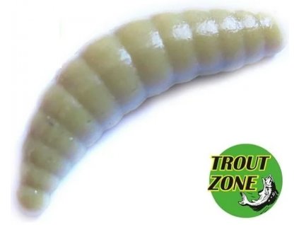 Gumová nástraha Trout Zone Maggot 1,3" pellet 12ks