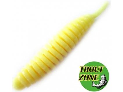 Gumová nástraha Trout Zone Ribber Pupa 1,8" 4,6cm cheesy  10ks