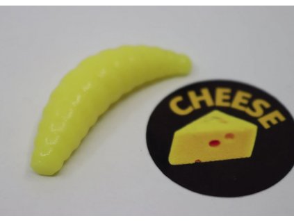 Gumová nástraha Ratterbaits Trout Maggot 1.6'' 40mm Cheesy Cheese (10ks)
