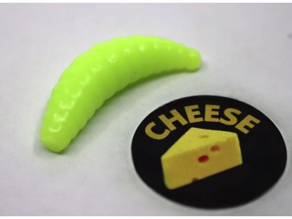 Gumová nástraha Ratterbaits Trout Maggot 1.6'' 40mm Chartreuse Cheese (10ks)