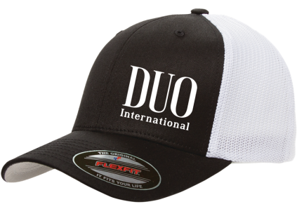 DUO Flexfit Cap Black White