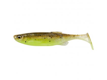 savage gear gumova nastraha fat minnow t tail bulk green pearl yellow