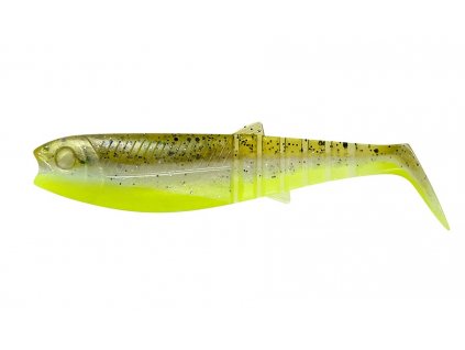 savage gear gumova nastraha cannibal shad green pearl yellow