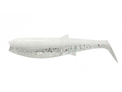 savage gear gumova nastraha cannibal shad white flash