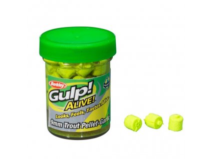 Umělá nástraha Berkley Gulp! Alive® Trout Pellets Chartreuse 40ks