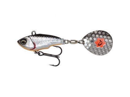 savage gear fat tail spin sinking dirty silver