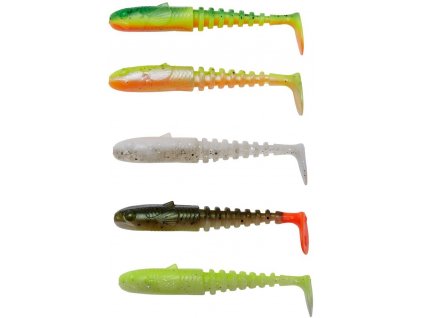 savage gear gumova nastraha gobster shad dark water mix