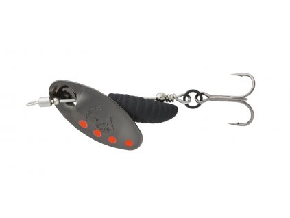 Rotační Třpytka Savage Gear Grub Spinner Vel.1 3,8g Black Red Black(1ks)