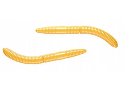 Gumová nástraha Libra Lures Fatty D’Worm Tournament 55 Dark Yellow 008 (Cheese) – 12ks/bal