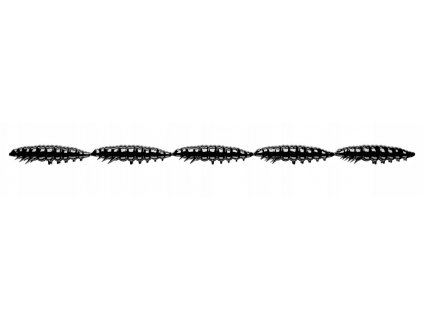 Gumová nástraha Libra Lures Larva Multi 5×25 – Black 040 (Cheese) – 5x5ks/bal