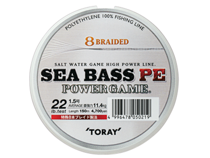 Toray seabass pe Power game kopie