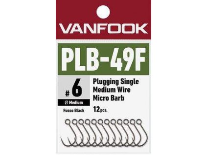 PLB-49F Plugging Single Medium Wire Micro Barb 12 pcs #6