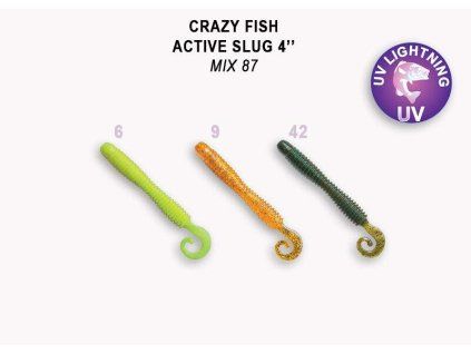 512686 active slug 10 cm barva mix m87