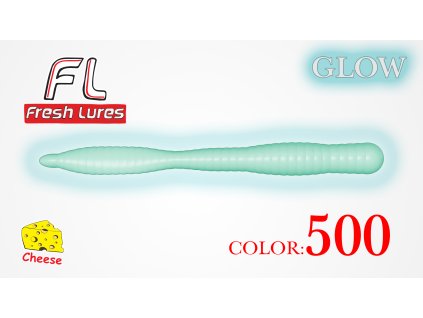 Fresh Lures FlatWorm 3.1Fresh Lures FlatWorm 3.1" " #500 GLOW
