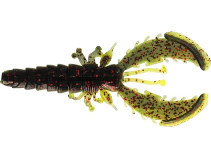 Gumová nástraha Westin CreCraw Slim Creaturebait 5,5cm Black Chartreuse (6ks)