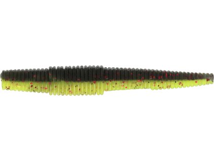 Gumová nástraha Westin Ned Worm Slim 5,5cm Back Chartreuse (6ks)