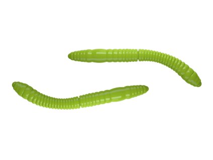 Gumová nástraha Libra Lures Fatty D’Worm Tournament 55 Apple Green 027 – (Cheese) – 12ks/bal