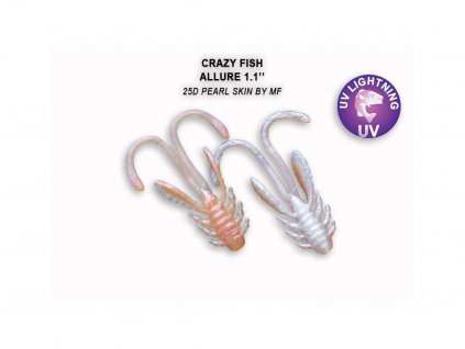 gumová nástraha pro přívlač crazy fish