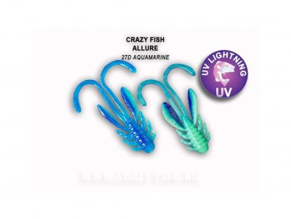 gumová nástraha pro přívlač crazy fish