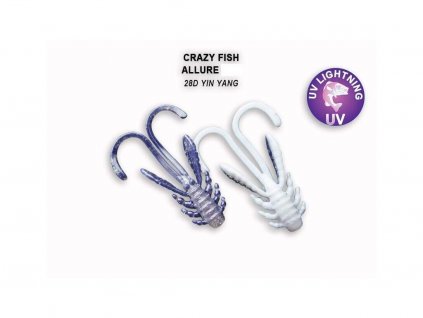 gumová nástraha pro přívlač crazy fish