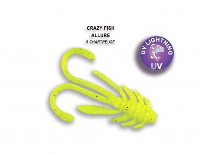 gumová nástraha pro přívlač crazy fish