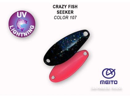 Plandavka Crazy Fish Seeker 29 mm 2g color 107