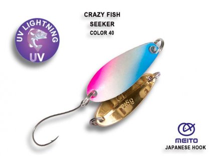 Plandavka Crazy Fish Seeker 29 mm 2g color 40