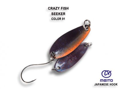 Plandavka Crazy Fish Seeker 29 mm 2g color 91