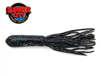 87765 3 gumova nastraha lunke city tubes 4 10cm black blue neon 8ks