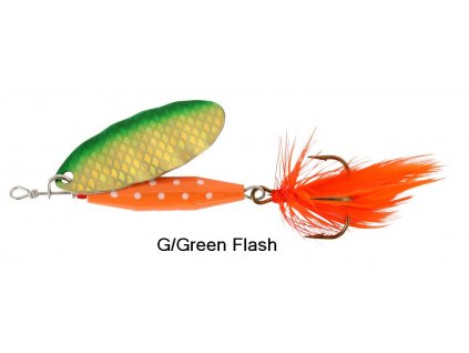 88005 rotacni trpytka abu garcia reflex red 7g g green flash