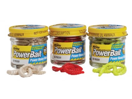 přívlač Nástraha Berkley PowerBait Honey Worm Garlic