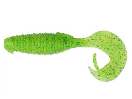 90098 gumova nastraha keitch flapper grub 4 lime chartreuse 8 5cm 7 ks