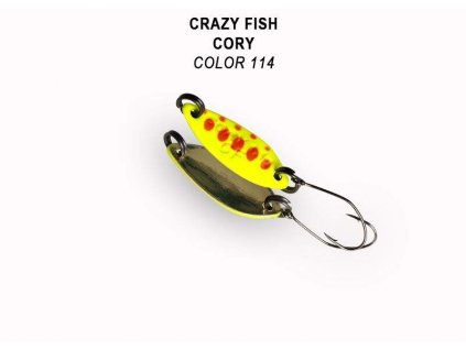 Plandavka Crazy Fish Cory 21 mm 1,1 g color 114