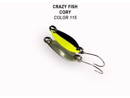 Plandavka Crazy Fish Cory 21 mm 1,1 g color 115