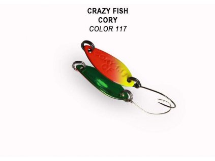 Plandavka Crazy Fish Cory 21 mm 1,1 g color 117
