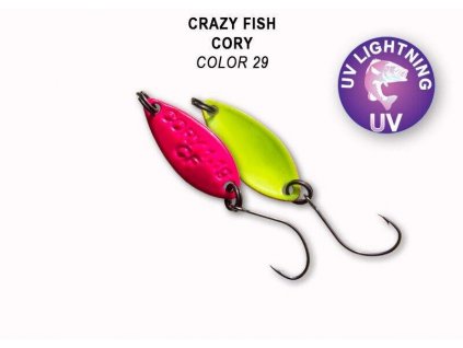 Plandavka Crazy Fish Cory 21 mm 1,1 g color 29