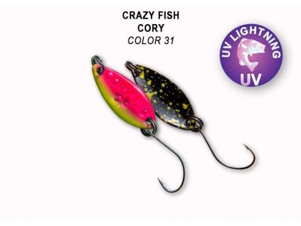 Plandavka Crazy Fish Cory 21 mm 1,1 g color 31