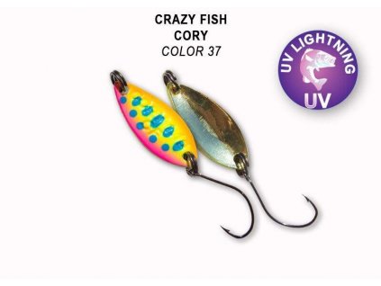 Plandavka Crazy Fish Cory 21 mm 1,1 g color 37
