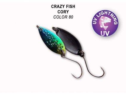 Plandavka Crazy Fish Cory 21 mm 1,1 g color 80