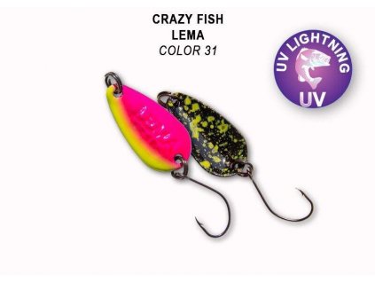 Plandavka Crazy Fish Lema 23 mm 1,6 g color 31