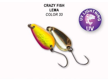 Plandavka Crazy Fish Lema 23 mm 1,6 g color 33