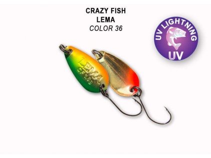 Plandavka Crazy Fish Lema 23 mm 1,6 g color 36